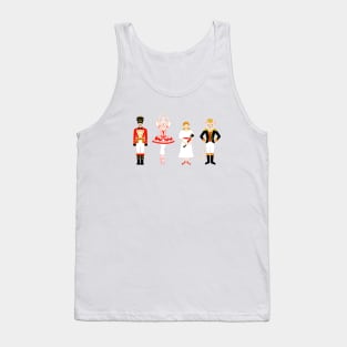 The Christmas Nutcracker Ballet Characters Tank Top